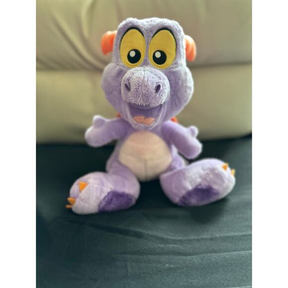 Disney Parks Figment Big Feet Plush Purple Dragon 10 1/2'' Doll - Picture 3 of 7